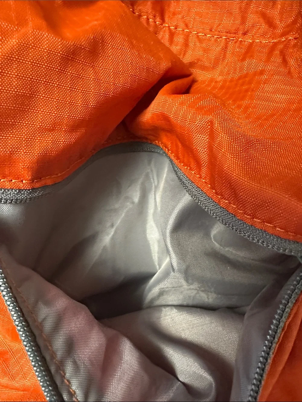 cotopaxi Orange and Olive Lightweight Drawstring Pack